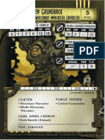 WarMachine - Color Card Deck - Mercenary