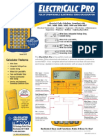 Calculator Features:: NEC Compliant