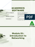 Module 1 - Introduction To Networking