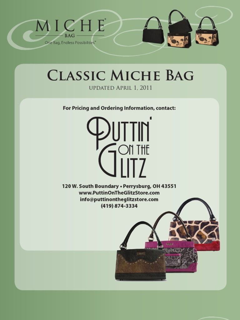 Miche Bag Catalog Puttin' On The Glitz Leather Nature Free 30