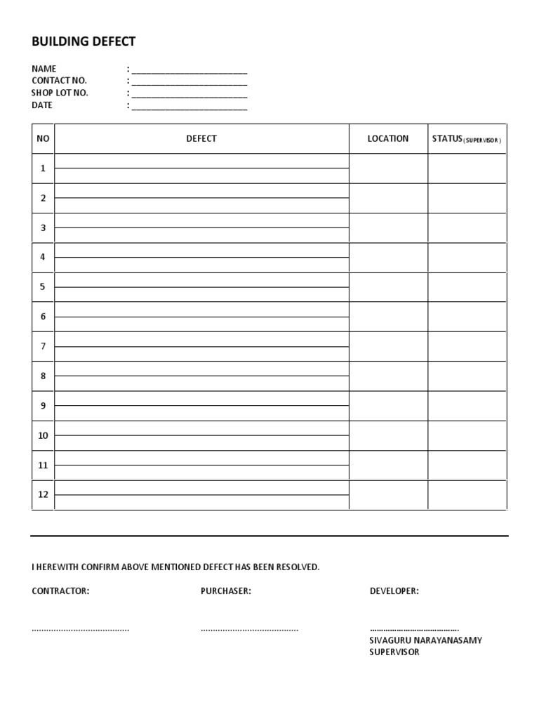 Building Defect | PDF | Finance & Money Management | Technology ...
