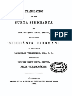 Surya Siddhanta and Siddhanta Siromani