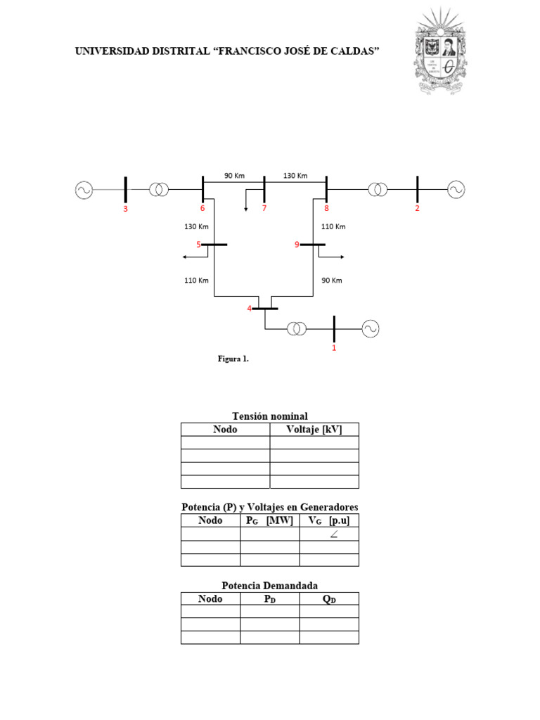 Sistema IEEE de 9 Nodos en Potencia | PDF | Energia electrica ...