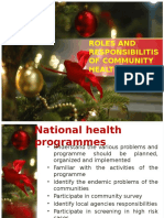 Roles and Responsibilitis of Community Health Nurse