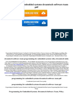 Programming For Embedded Systems Dreamtech Software Team PDF