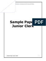 Sample Paper Junior Clerk.doc