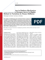 Natural Variation in Embryo Mechanics: Gastrulation in Xenopus Laevis Is Highly Robust To Variation in Tissue Stiffness