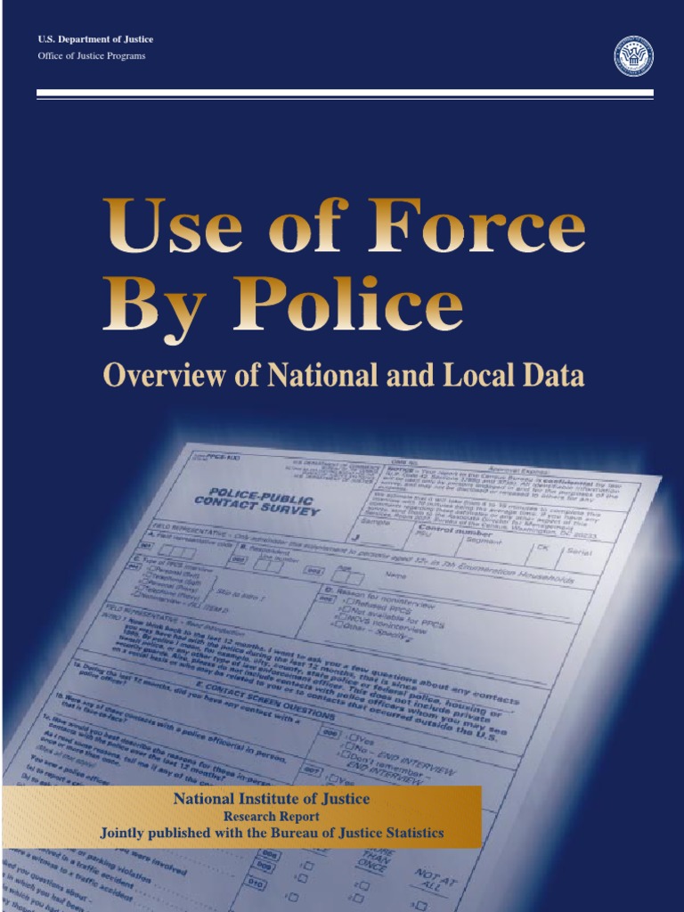 Police Use of Force PDF | PDF | Use Of Force | Police Brutality