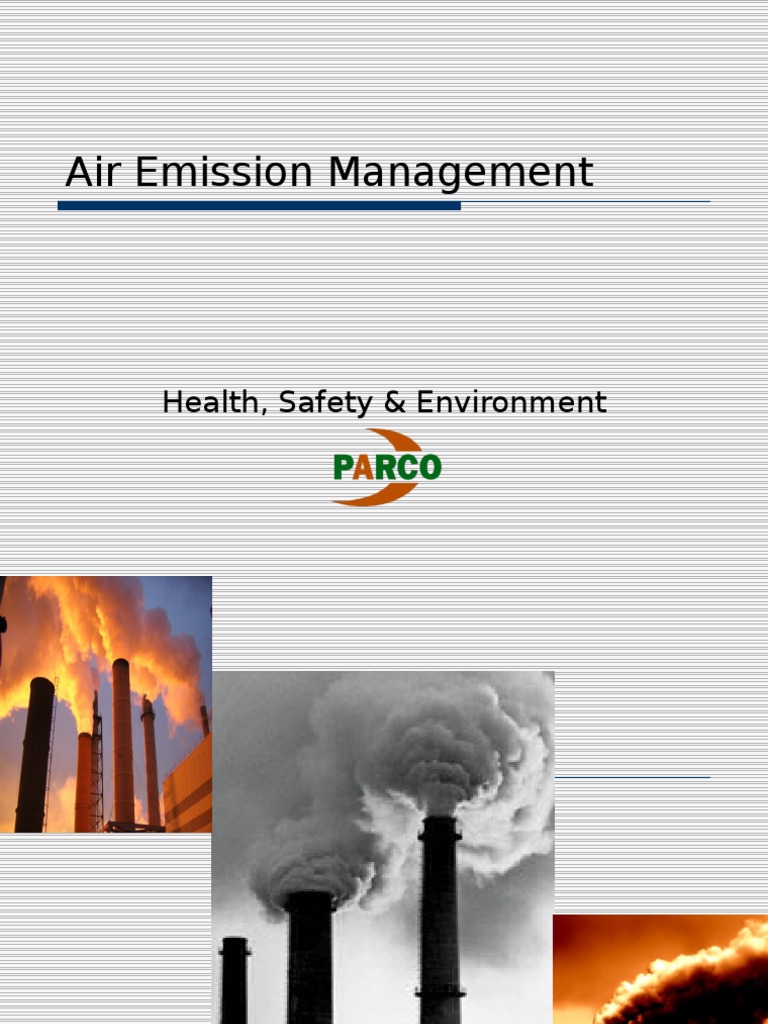 Air Emission Management Strategies | PDF | Air Pollution | Exhaust Gas