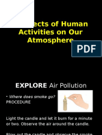 Ill Effects of Human Activities On Our Atmosphere