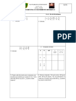 Examen Bimestral 4to de Sec