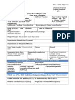 Capital Project Request Form - 1