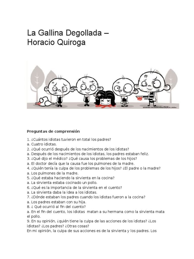 La Gallina Degollada Cuentos