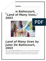 Jules de Balincourt, "Land of Many Uses," 2003