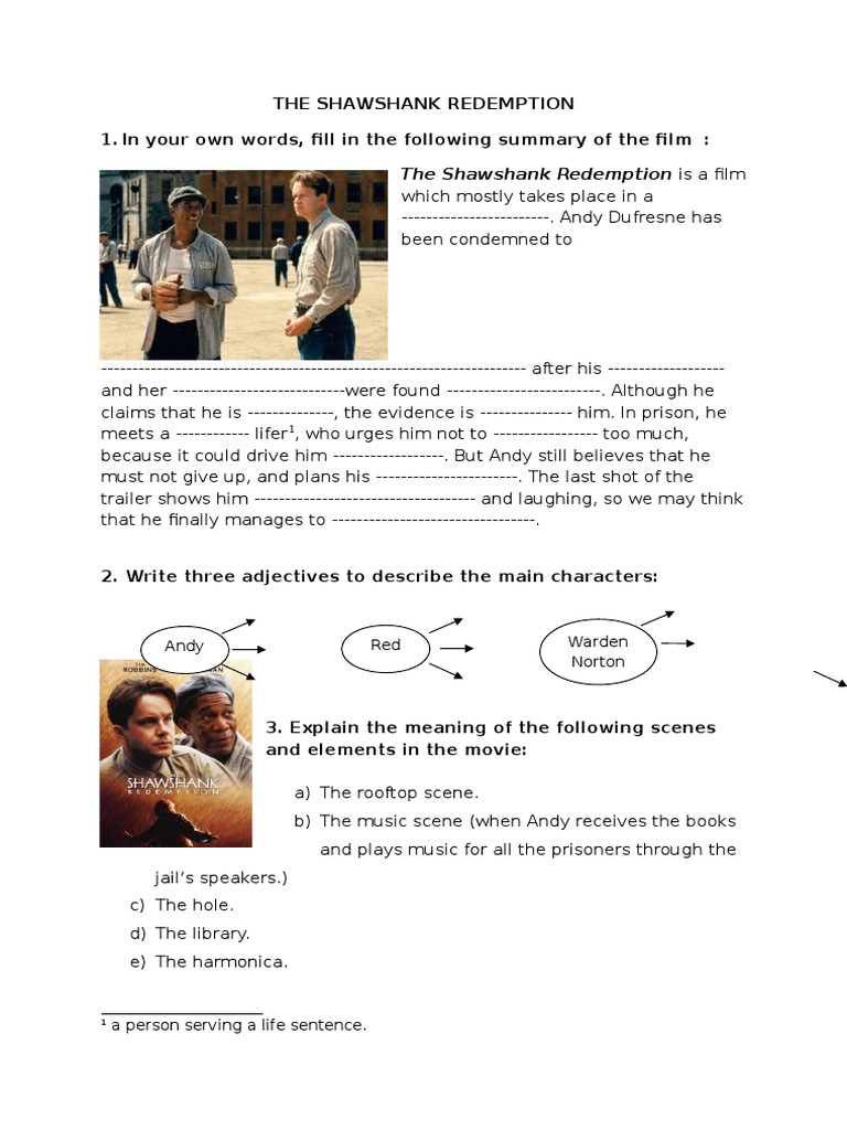 the-shawshank-redemption-worksheet
