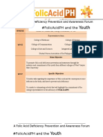 #FolicAcidPH Forum Details and Programme