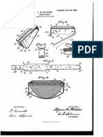 U.S. Patent 652,520, Entitled Capotasto To Inventor T.M. Pletcher, Dated June 26, 1900.