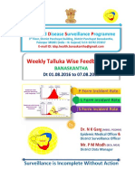 Week 31 Feedback Incident Rate 2016 Idsp Banaskantha