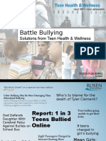 Battle Bullying: Solutions From Teen Health & Wellness