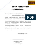 Constancia de Prácticas Intermedias