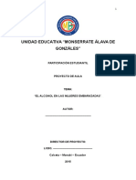 Monografia Alcoholismo Mujeres Embarazadas