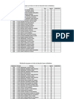 Horarios de Inducción Día