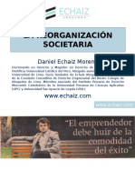 Reorganización societaria: transformación, fusión y escisión