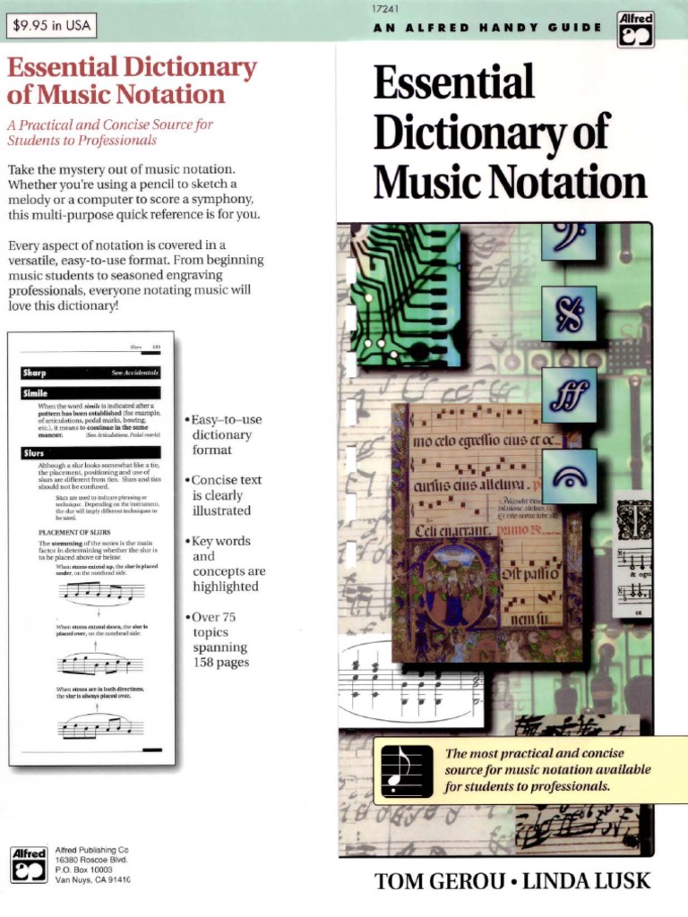 Gerou Tom, Lusk Linda - Essential Dictionary of Music Notation PDF | PDF