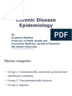 Chronic Disease Epidemiology Dr. Amany