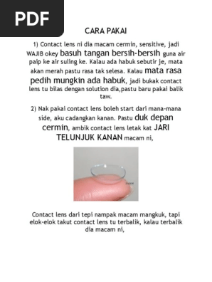 Cara Pakai Lens Pdf