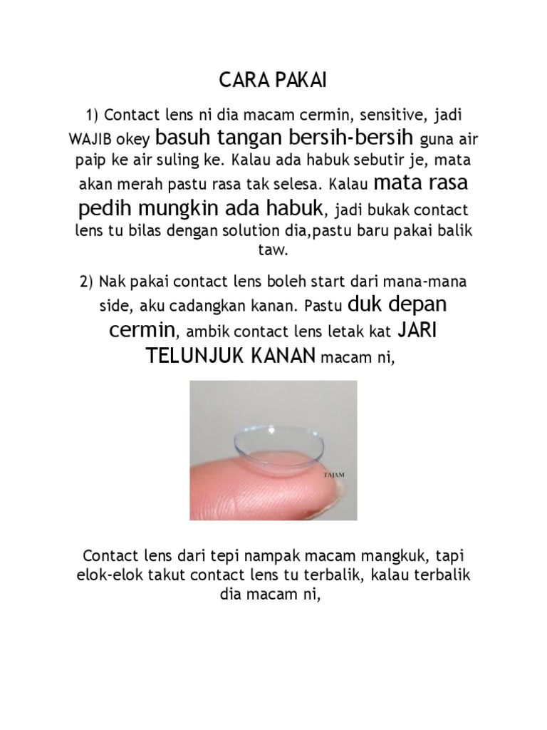 Cara Pakai Lens Pdf