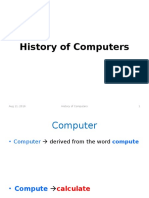 History of Computers