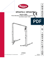 Rotary Lift Install Instructions