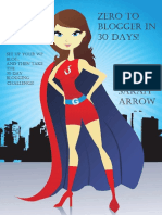 Zero To Blogger in 30 Days! - Sarah Arrow - 2014 PDF