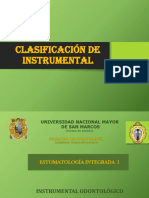 Clasifica Del Instrumental