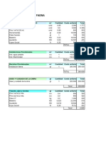 Analisis de Precio Unitarios Multicancha Villa Los Castanos PDF