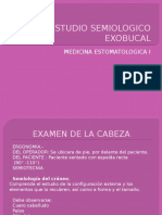 Estudio Semiologico Exobucal