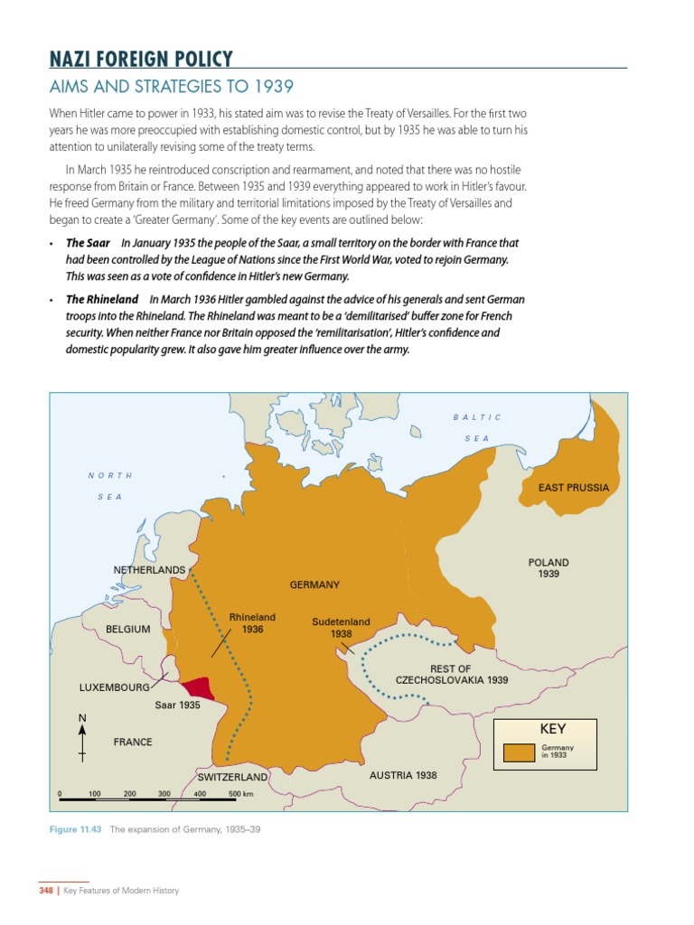Hitler's Foreign Policy Aims to 1939 | PDF | Nazi Germany | Adolf Hitler