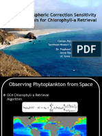 Atmospheric Correction Sensitivity Analysis For Chlorophyll-A Retrieval