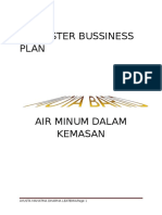 Master Bussiness Plan