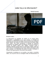 ¿Cómo Acceder Hoy A La Información