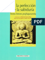 Anon - de La Perfeccion de La Sabiduria - Textos Breves Prajñaparamita
