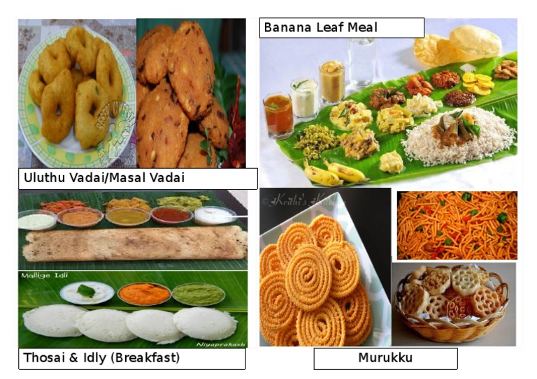 Indian Meal: Vadai & Breakfast Dishes | PDF