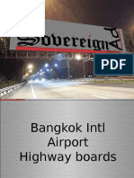 BKK Suvarnabhumi Airport Highway Billboards - Bangkok