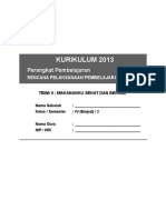 RPP KURIKULUM 2013 SD KELAS 4 SEMESTER 2 - Makanan Sehat Dan Bergizi