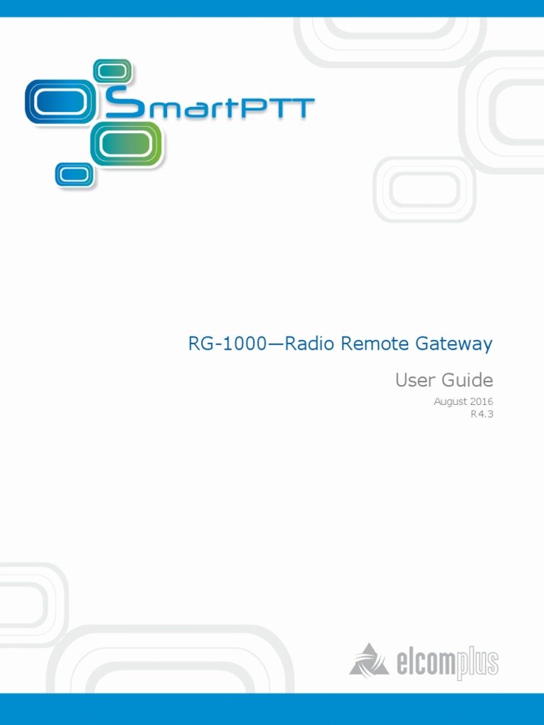 RG-1000 User Manual | PDF | Computer Network | Ip Address