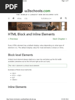 HTML Block and Inline Elements