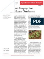 Plant Propagation For Home Gardeners: Agriculture and Natural Resources
