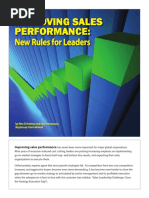 Baygroup Improving Sales Performance New Rules for Leaders