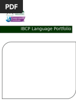 language portfolio ibcp guidelines